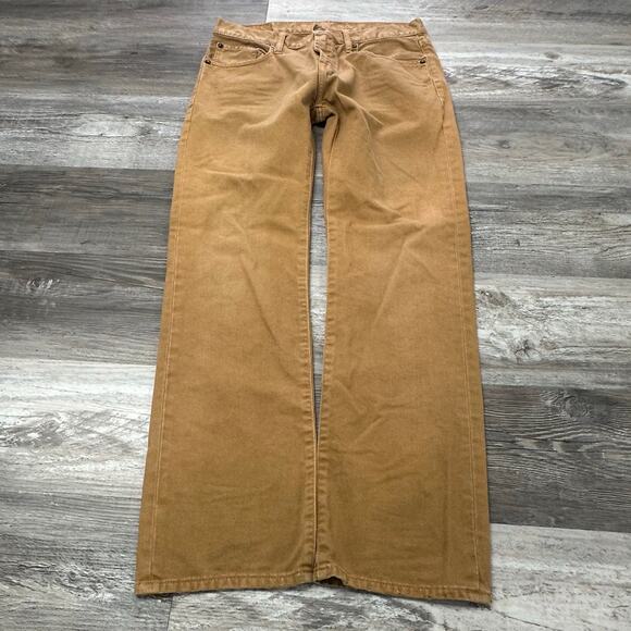 AEO‎ American Eagle Outfitters Tan Mens 32x32 (32x31)Straight Leg Chinoi Pants - Picture 2 of 11